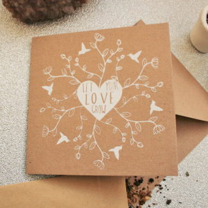 Let Your Love Grow Valentine's Day Card Wildflower Seeds