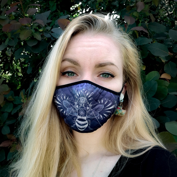 Luna Lotus Bee Face Mask