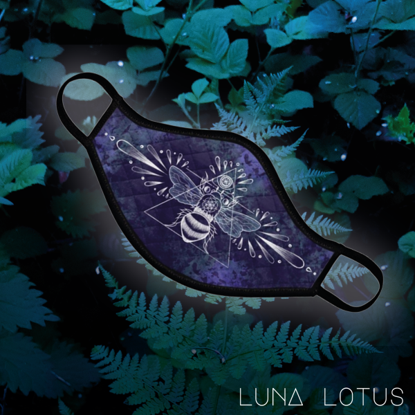 Luna Lotus Bee Face Mask