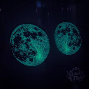 Moon Patch Glow in the Dark Accessory