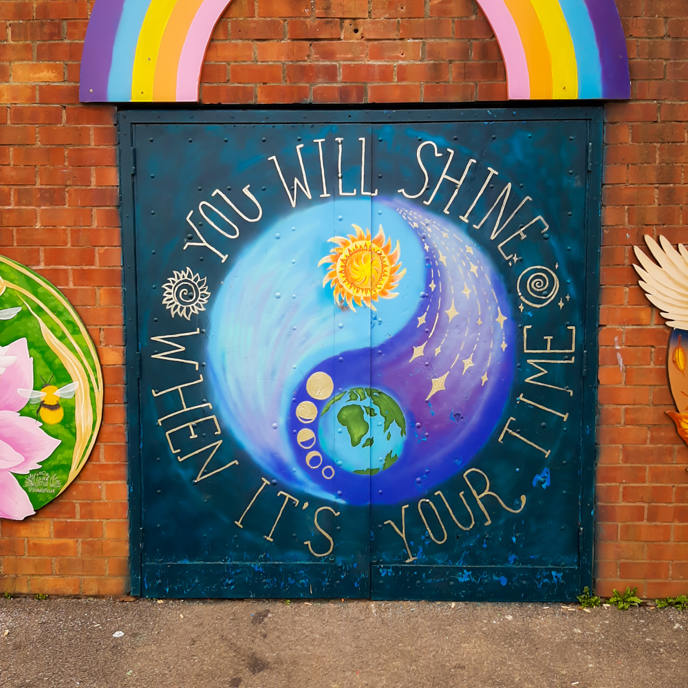 You Will Shine When It's Your Time Mural Luna Lotus 2021